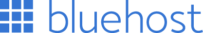 bluehost logo in blue